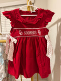 TODDLER (Girl) EMBROIDERED SOONER DRESS
