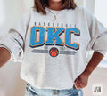 Vintage Oklahoma City Basketball Crewneck Unisex T-Shirt
