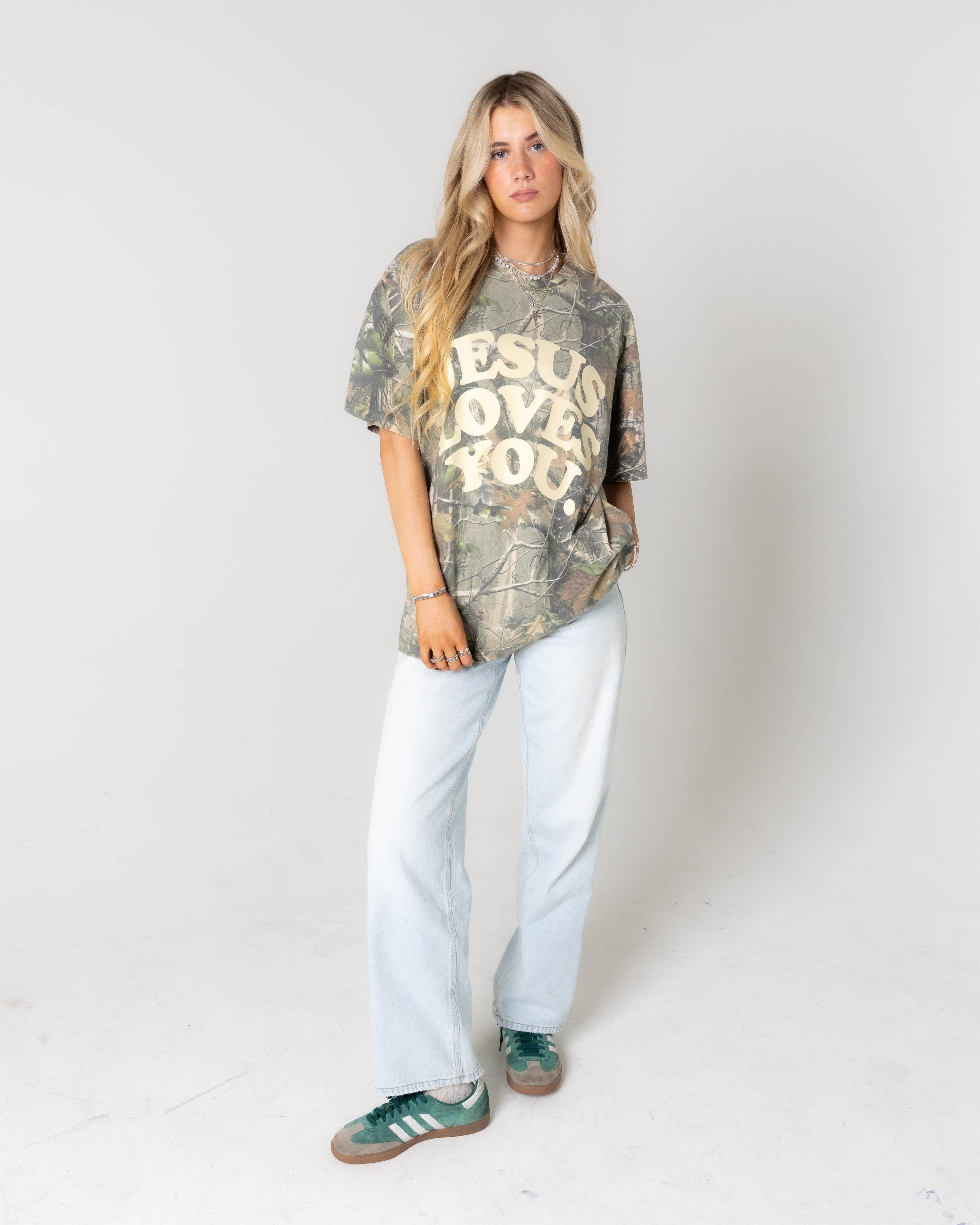 LMTD || Heavyweight Camo Tee || Oversized {Ready To Ship}