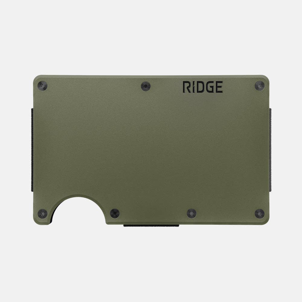 Ridge Wallet 2.0 - Matte Olive