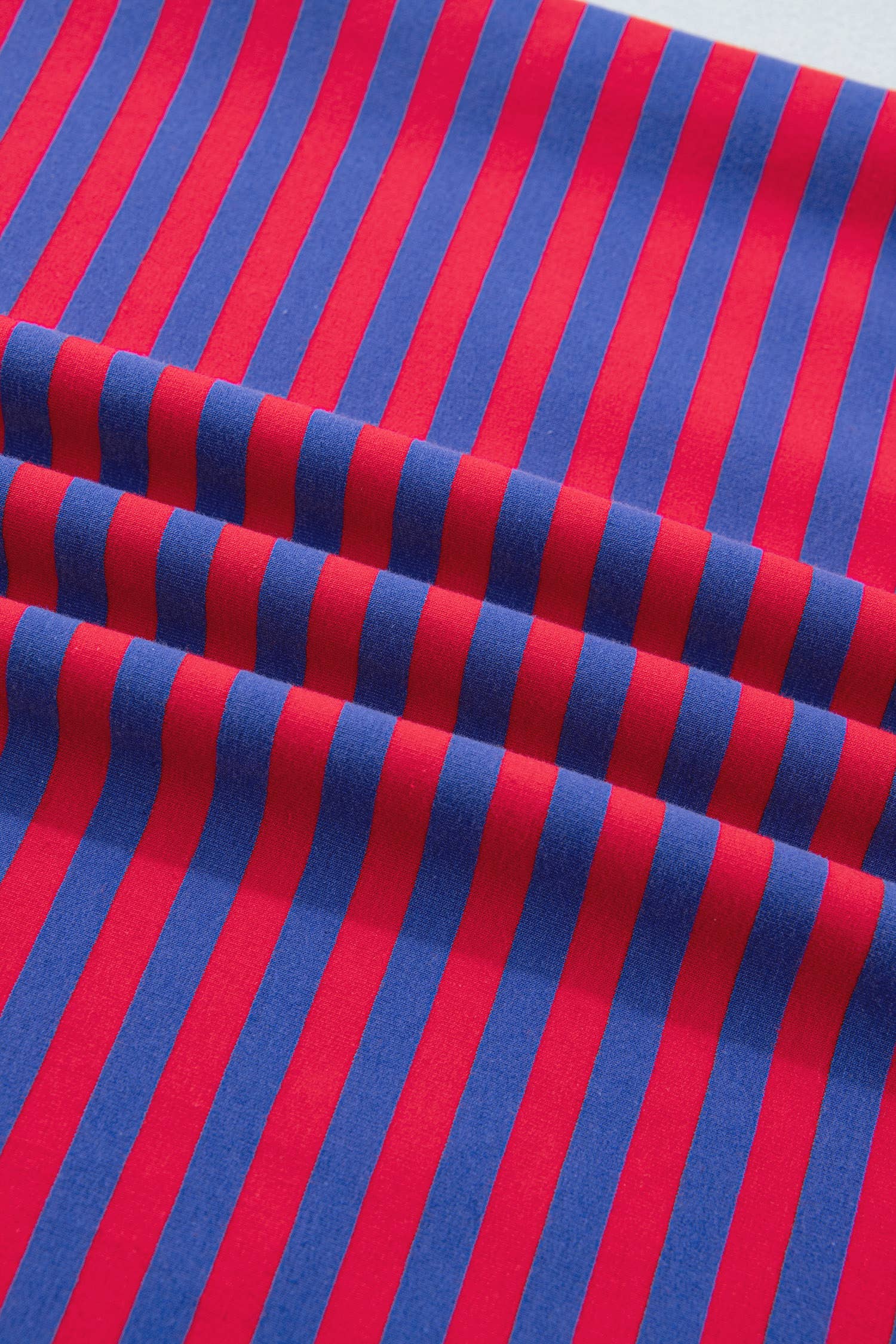 66Plus Striped Short Sleeve Top and Shorts Lounge Set (S-4X)