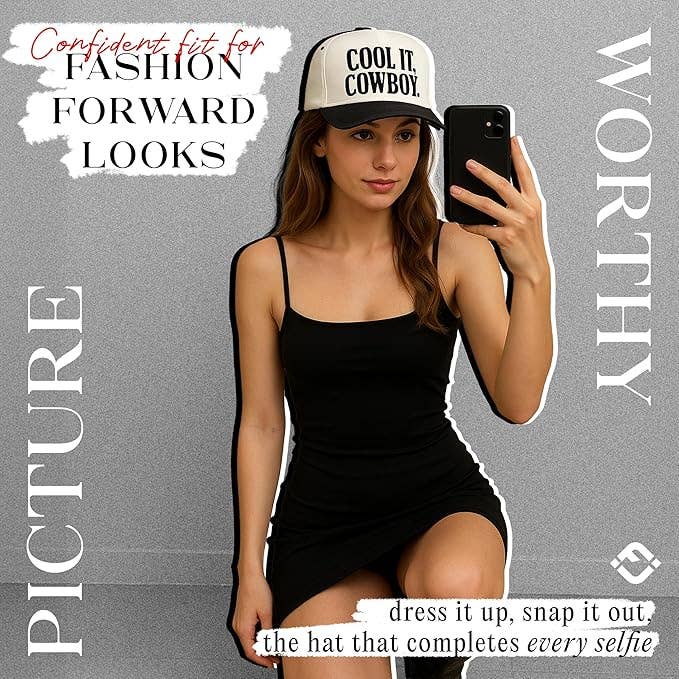 Two Tone Cap - Cool It, Cowboy